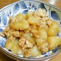 cojy's cooksnap of when they made 簡単＊じゃがいも鶏そぼろ煮.