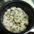 syslab's cooksnap of when they made 大根の葉と梅の菜飯　生姜醤油風味.