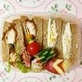 komutatata's cooksnap of when they made 激うま！柔らかトンカツサンド弁当！.