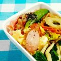 SP♪'s cooksnap of when they made スナップエンドウ☆えのき☆鶏もも肉炒め.