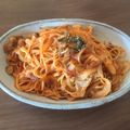クック9ZL1F7☆'s cooksnap of when they made すし酢で★カリカリ豚ナポリタン.