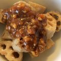 にーなんぐ's cooksnap of when they made レンコンの香ばしくるみ味噌和え.