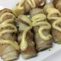 kk4788's cooksnap of when they made ☆豚ネギ☆　長ネギ✿豚バラｄｅ巻き巻き.