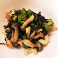 y_uu's cooksnap of when they made 【冷蔵庫掃除】オクラとしめじの梅昆布和え.