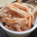 さおぞー's cooksnap of when they made 箸休めに優しい味わい♫柿の味噌和え☆.