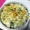 七色ワクチン's cooksnap of when they made 鶏ひき肉とほうれん草のドリア風.