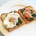Champbell's cooksnap of when they made 〃ポーチドエッグの作り方.