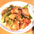 じゃがいみょ's cooksnap of when they made 鶏肉とかぶのわさび醤油炒め.