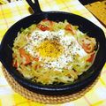 ショヨ's cooksnap of when they made スキレットで！簡単キャベツの巣ごもり卵.
