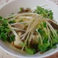 くっくのん's cooksnap of when they made ☆豆腐とカイワレ大根のサラダ☆.
