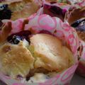 mintan48's cooksnap of when they made ブルーベリーとクリームチーズのマフィン.