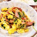 ゆのほなッチ★'s cooksnap of when they made 豆腐入り豆苗とベーコンのオイスター炒め.