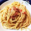 みくつば's cooksnap of when they made 蟹のトマトクリームパスタ.