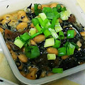 ユーロン's cooksnap of when they made 納豆とひじきの梅和え.