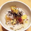 初心者＊'s cooksnap of when they made 我が家の定番♡さつまいもご飯.