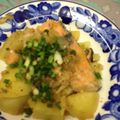 Uchinochie's cooksnap of when they made 林檎風味の鮭じゃが.