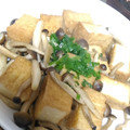 みのりん！'s cooksnap of when they made 厚揚げとぶなしめじの炒め物.