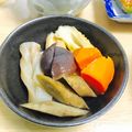 Chikatan☆'s cooksnap of when they made ごぼうと竹輪・こんにゃくの味噌煮♪.