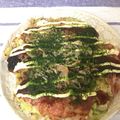 ナピト's cooksnap of when they made かぶの葉★お好み焼き.