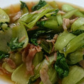 優駿蓮ママ's cooksnap of when they made 簡単・和風♡青梗菜ベーコン煮.