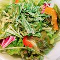 fu♪♪'s cooksnap of when they made 水菜のワサビマヨあえ.