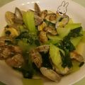 食慾旺盛's cooksnap of when they made ミニチンゲン菜とあさりの酒蒸し.