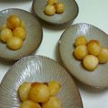 123ママ's cooksnap of when they made 月見だんご☆簡単編とみたらしだんご.