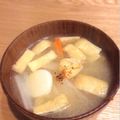 caruga's cooksnap of when they made 里芋と大根の味噌汁.