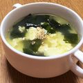 ぽめchan's cooksnap of when they made わかめスープ.