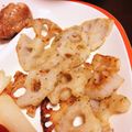 おかちめんこ111's cooksnap of when they made 子供も大好き！シャキシャキ蓮根の揚げ焼き.