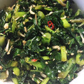 ノッケオ's cooksnap of when they made 大根の葉とちりめんじゃこ炒め.