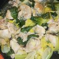 いちごみるく122's cooksnap of when they made 塩麹鶏もも肉と白菜の煮びたし.