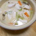 そらてんママ's cooksnap of when they made 鶏胸肉と白菜の酒粕味噌煮込み♪.