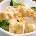 スタイリッシュママ's cooksnap of when they made はんぺんの明太子チーズ焼き.
