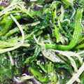 アズワン's cooksnap of when they made 水菜とほうれん草の胡麻和え.