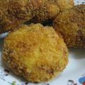 あきとｍａｍａ's cooksnap of when they made カレーコロッケ！！.
