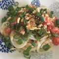 Yooboo's cooksnap of when they made トマト＆オクラのおろし冷しうどん.