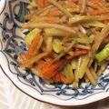 tanoyuki's cooksnap of when they made ごぼう・人参・ブロッコリー芯みそきんぴら.