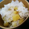 ミーコ♪♪'s cooksnap of when they made さつま芋ご飯.