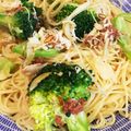 とちマメ's cooksnap of when they made 簡単★カニとブロッコリーのペペロンチーノ.