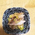 クック3JRIDA☆'s cooksnap of when they made あじの干物の柚子ポン和え.