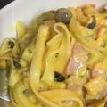 xiang913's cooksnap of when they made 失敗しない！クリームパスタ.