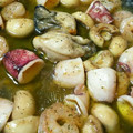 ゆーむ。's cooksnap of when they made ＊牡蠣と海老のアヒージョ＊.