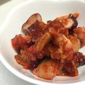 facai's cooksnap of when they made タコキムチ.