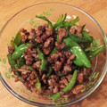 鉄郎弁当メイカー's cooksnap of when they made 甘とうがらしのそぼろ炒め★お弁当に!!.
