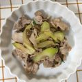 55yummy's cooksnap of when they made やみつき♪丼にも♪セロリと豚肉の金平風.