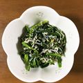 早起きまま's cooksnap of when they made じゃこ入りのほうれん草ゴマ和え.