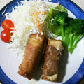 クックTLNMMB☆'s cooksnap of when they made 厚揚げの豚肉巻き.