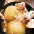 nursemam's cooksnap of when they made 炊飯器で！！ササミとトロトロ玉ねぎスープ.