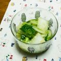 yumihuar's cooksnap of when they made ビニール袋で混ぜるだけ簡単やみつき白菜★.